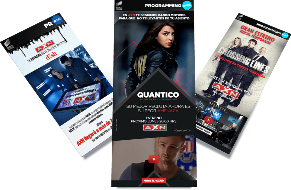 SONY Pictures Television Canal AXN PR Buzz