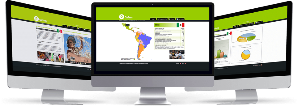 OXFAM México Interactivo Screenshots