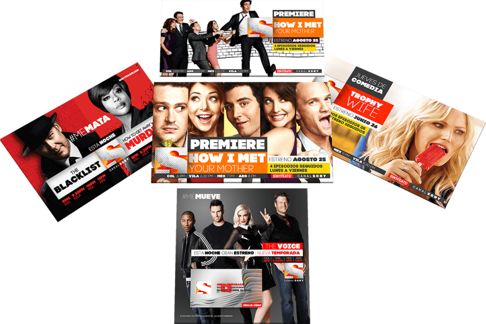 SONY Pictures Television Canal SONY Postales