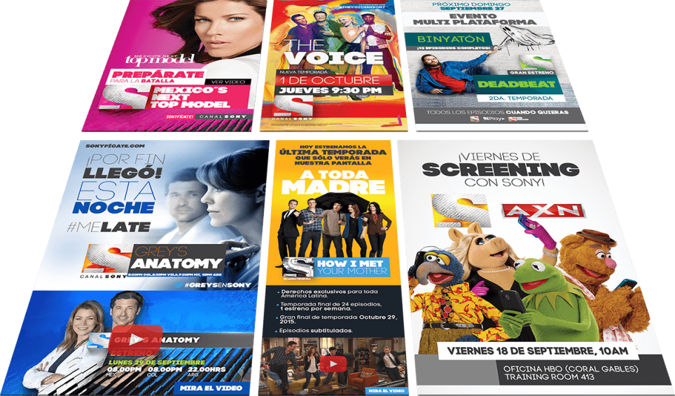 SONY Pictures Television Canal SONY Postales