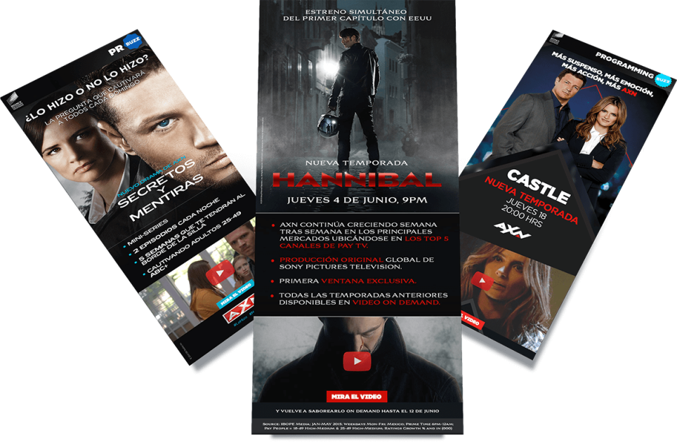 SONY Pictures Television Canal AXN PR Buzz